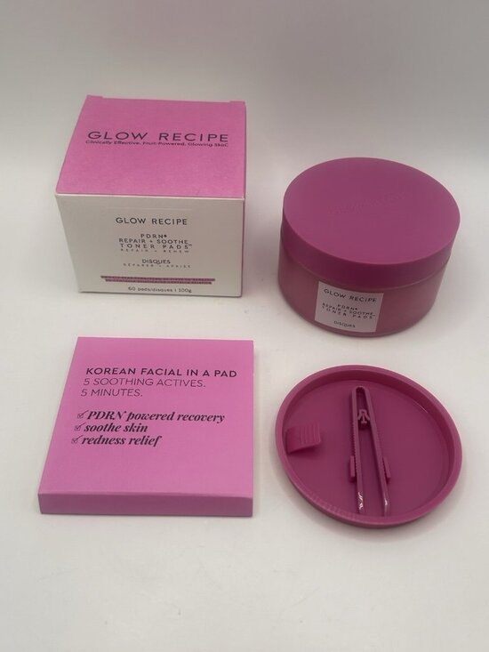 Glow Recipe Other - Glow Recipe PDRN Repair + Soothe Korean Prickly Pear Toner Pads ~ 60 Pads / 100g